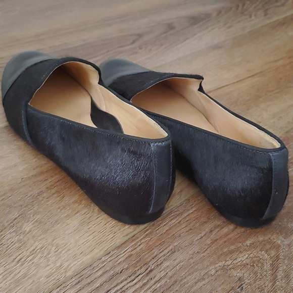 Women's Genuine Calf Fur & Leather Pumps, Nuture - Picture 4 of 9